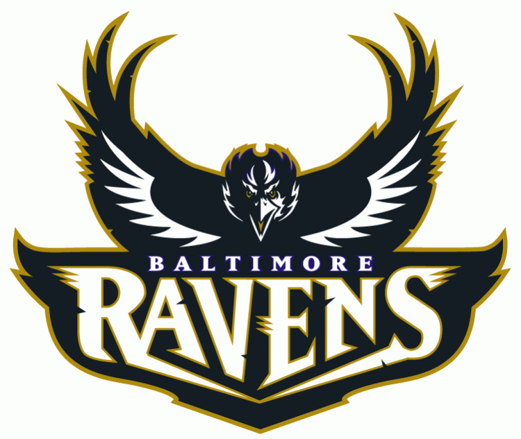 Baltimore Ravens 1996-1998 Wordmark Logo fabric transfer version 4